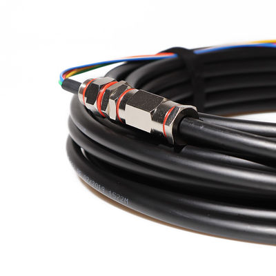 24 cables de fribra óptica acorazados de la base de la base 36, cordón de remiendo impermeable al aire libre de la coleta