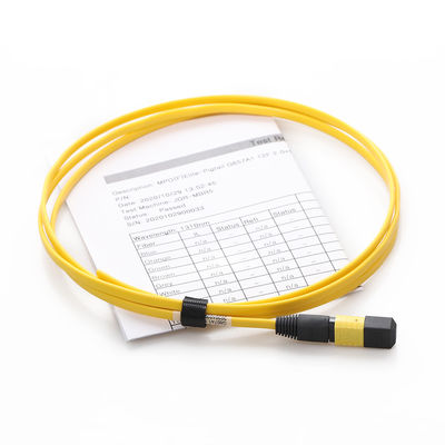 Cable unimodal MPO MTP 12F el 1.5M For FTTX FTTX de la fibra G657a1