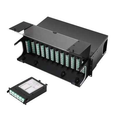 Fibra de la fibra 24 del módulo 12 del casete del LC LGX MTP MPO para el cableado estructurado