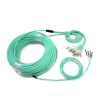 Base modificada para requisitos particulares del Fanout de cable del desbloqueo de MPO LC 8 para Data Center
