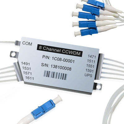 Multiplexación de división de longitud de onda modificada para requisitos particulares del WDM CCWDM 8CH+ Mux Demux