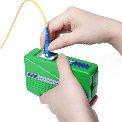 Tipo limpiador del casete del conector óptico de la fibra para ST FC LC del SC