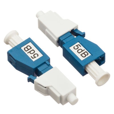 Varón de fibra óptica del atenuador azul del color 5db al tipo femenino del enchufe