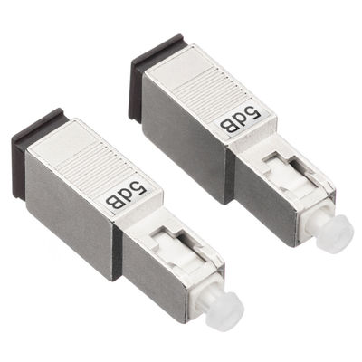Atenuador a una cara de la fibra óptica de 2.0m m, 5db atenuador del SC APC con el material de plástico del metal