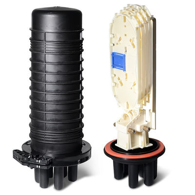 Tipo a prueba de agua de la bóveda del cierre del empalme de la fibra óptica IP67 para el equipo de red