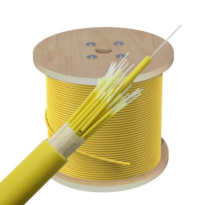 12 cable de la fibra del cable de fribra óptica del solo modo 600um del color