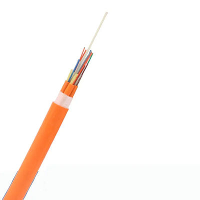 Cable de fribra óptica interior OM3/cable de 12 bases de FTTH de distribución de fibra óptica