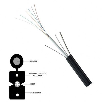 Corazones ópticos de alta calidad del cable de descenso de GJYXFCH FTTH 6 con buen precio