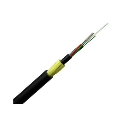 Cable de fribra óptica Adss dieléctrico aéreo de arriba al aire libre del solo modo de 6 bases