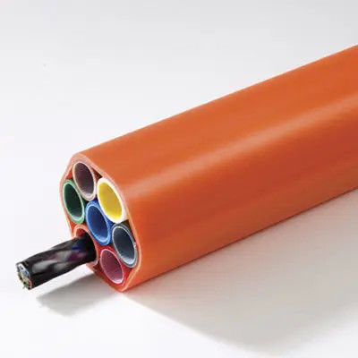2-288 cable de fibra óptica, cable micro soplado del aire con la envoltura del HDPE