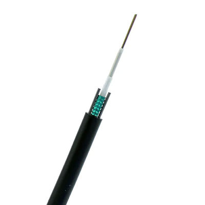 Solo modo G652D GYXTW del cable de fribra óptica 2 de la base 4 de la base al aire libre de la base 6