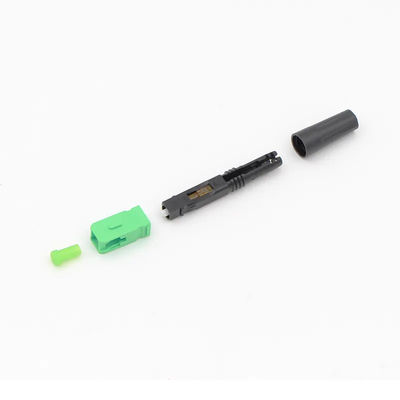 SC rápido APC del SC UPC del conector de la fibra óptica unimodal de FTTH para la comunicación de las telecomunicaciones