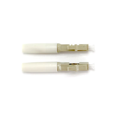 Modo multi OM3 del conector rápido de la fibra óptica del LC para el CCTV de FTTH CATV