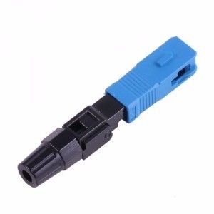 Conector rápido pre instalado Signlemode con varios modos de funcionamiento de la fibra óptica del SC de FTTX 50/125 9/125