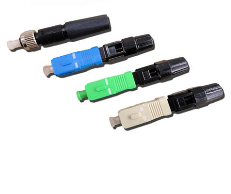 Prenda impermeable rápida del conector de la fibra óptica del SC APC para el equipo de telecomunicaciones de FTTH