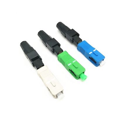 Conector rápido plástico modificado para requisitos particulares del SC para el cable de descenso de la fibra óptica