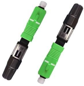Conector unimodal de la fibra óptica del SC UPC rápidamente para los paneles de remiendo