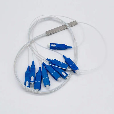 1×4 divisor de la fibra óptica del SC APC, divisor de la manera del PLC 4 de Mini Type para la televisión por cable
