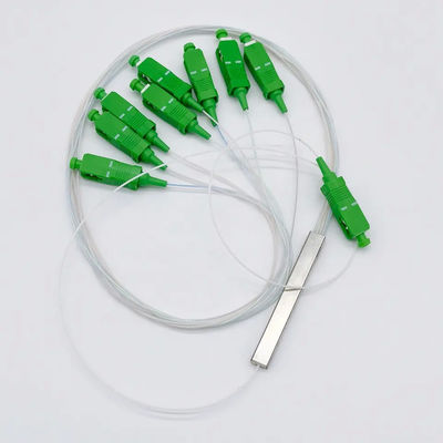 1×4 divisor de la fibra óptica del SC APC, divisor de la manera del PLC 4 de Mini Type para la televisión por cable
