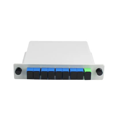 Tipo 1x8 del casete del divisor de la fibra óptica del PLC de 8 maneras con el conector del SC APC