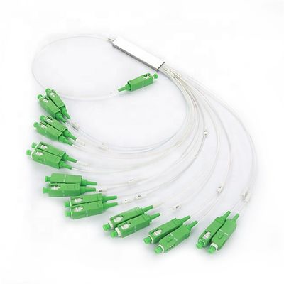 SC micro APC de Mini Module Fiber Optic Splitter FTTH 1x6 con la longitud de onda 1260nm