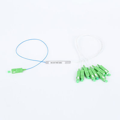 SC micro APC de Mini Module Fiber Optic Splitter FTTH 1x6 con la longitud de onda 1260nm