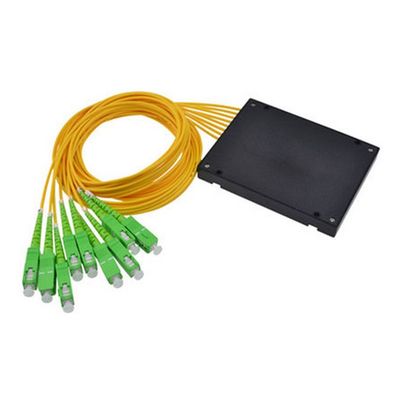 Los ABS 1×8 encajonan el divisor del PLC con el tipo de la fibra de la manera G657A1 del conector 8