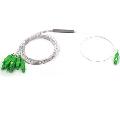 Mini divisor pasivo del PLC de la fibra óptica 1x8 para el equipo de prueba de cabletelevisión