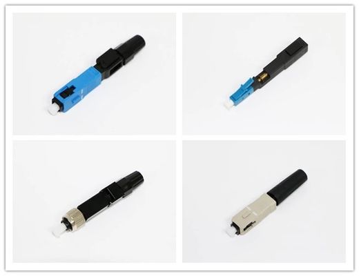 SC rápido modificado para requisitos particulares APC del conector de la fibra óptica con el tipo de cable a dos caras a una cara