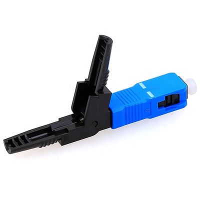 50/125 modo multi rápido óptico del SC UPC del conector de la fibra del simplex