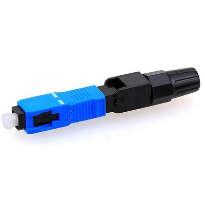 50/125 modo multi rápido óptico del SC UPC del conector de la fibra del simplex