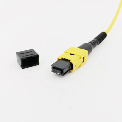 Conector de la fibra óptica de MPO MTP con el tipo femenino de la base SM milímetro de la base 24 del varón 12