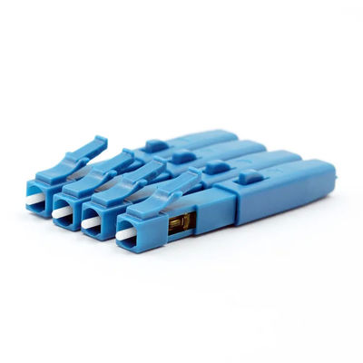 Modo rápido de APC OS1 OS2 del conector de la fibra óptica del SC FC LC del SM solo