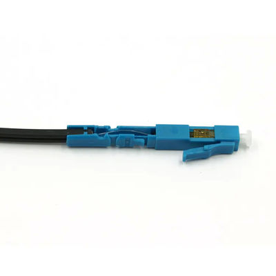 Modo multi OM3 del conector rápido de la fibra óptica del LC para el CCTV de FTTH CATV