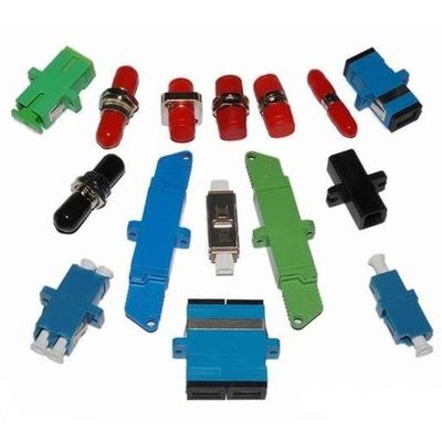 Material transparente del ABS del acoplador de fibra óptica del SC APC para FTTH