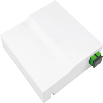 1 caja terminal de la fibra óptica del ABS FTTH de la base invisible para el enchufe de pared