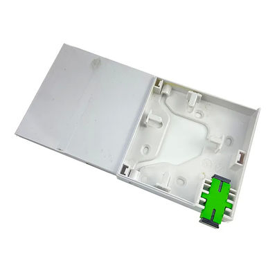 1 caja terminal de la fibra óptica del ABS FTTH de la base invisible para el enchufe de pared