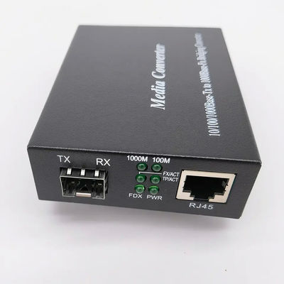Convertidor 1000base Tx de la fibra óptica del gigabit medios a 1000base Fx
