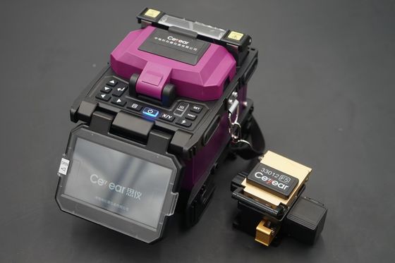 Accesorios multi del cable de la fibra de la lengua, máquina que empalma de fibra óptica 10s