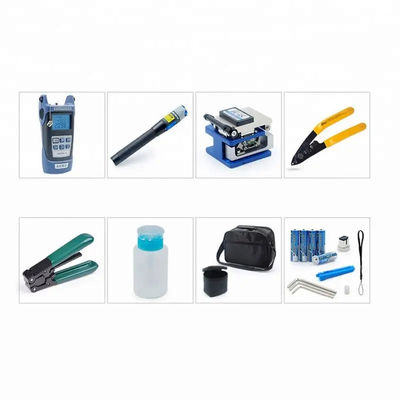 herramientas Kit Stainless Steel Material Multifunctional de la fibra óptica de 12pcs FTTH