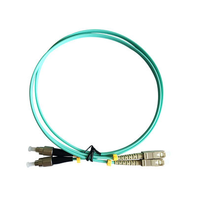 Grado de la llama de la asamblea de cable de fribra óptica de 3M del conector del SC del ST del LC IEC60332-1