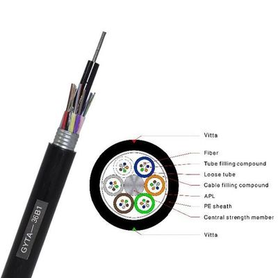 3.0 mm de diámetro Cable de caída de fibra óptica exterior OM4 para red de alta velocidad