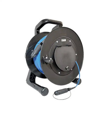 PC plástico PCD380 desplegable de fibra óptica táctica de cable de rodillo irrompible de cable vacío tambor bobina